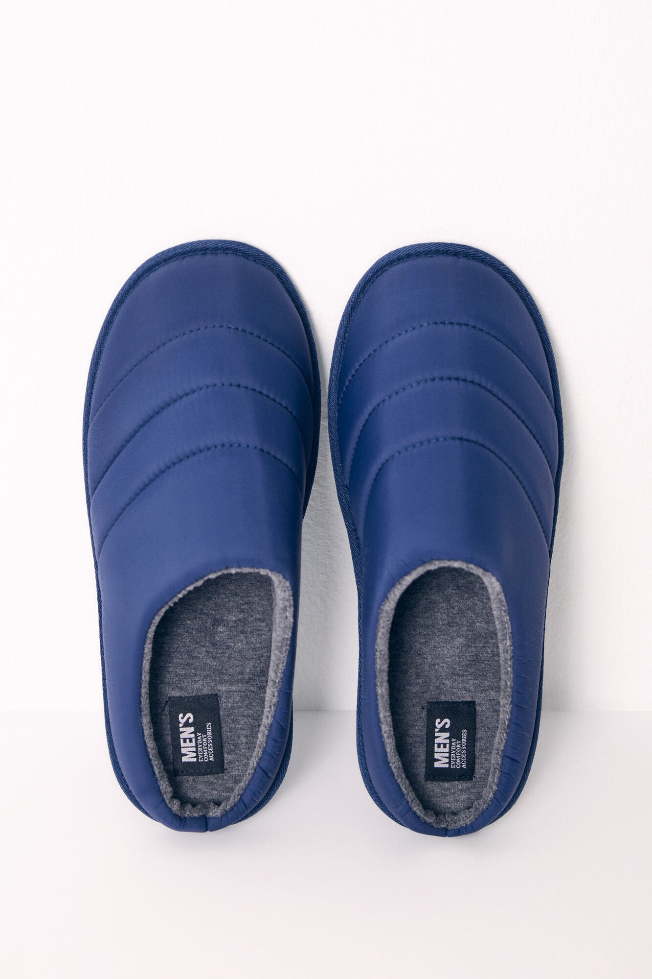 Padded men's house slippers