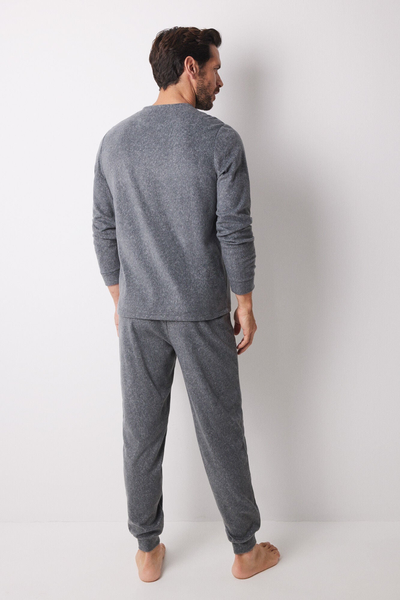 Men's long polar Riders pyjamas