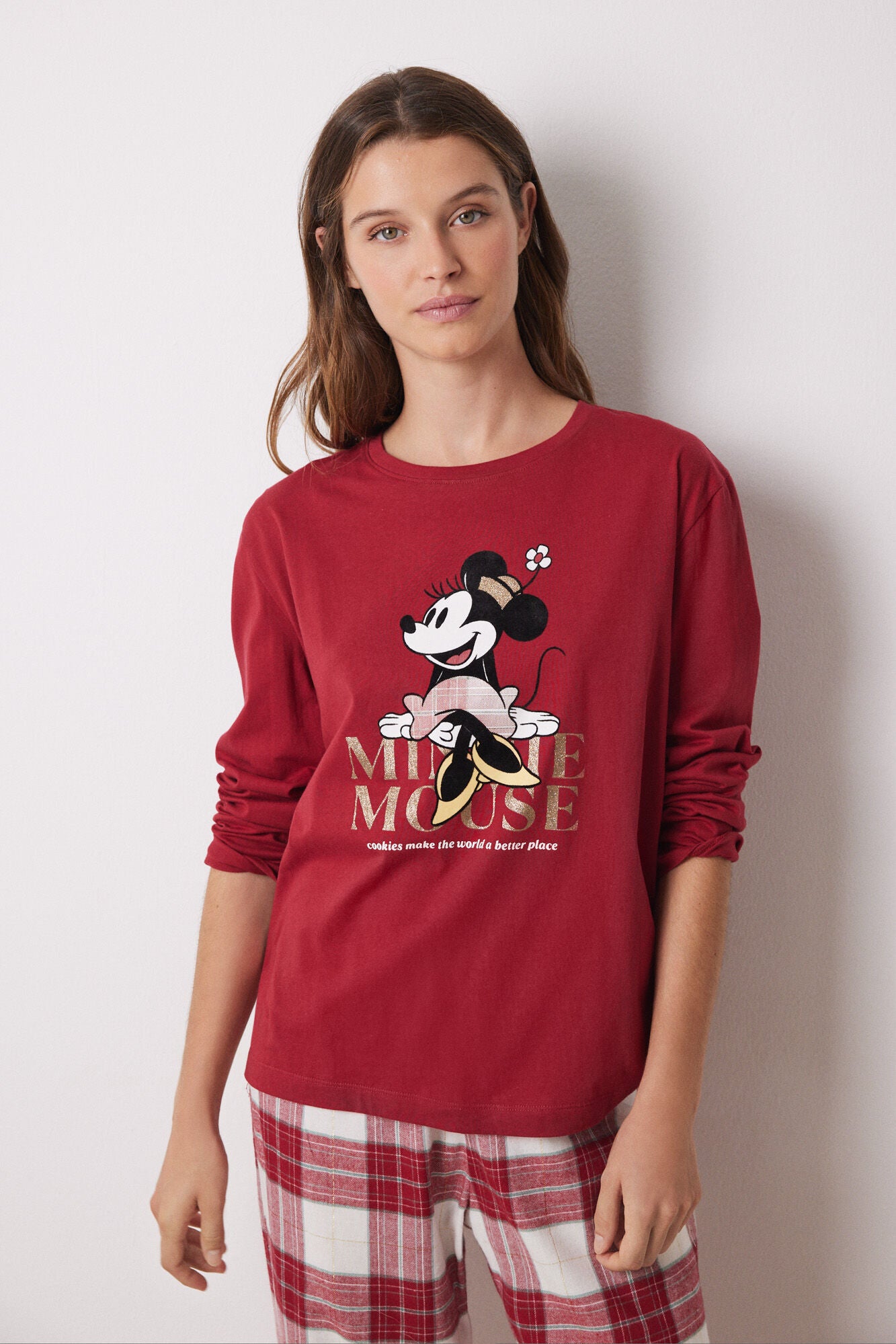 Minnie Mouse 100% Cotton Long Pyjamas