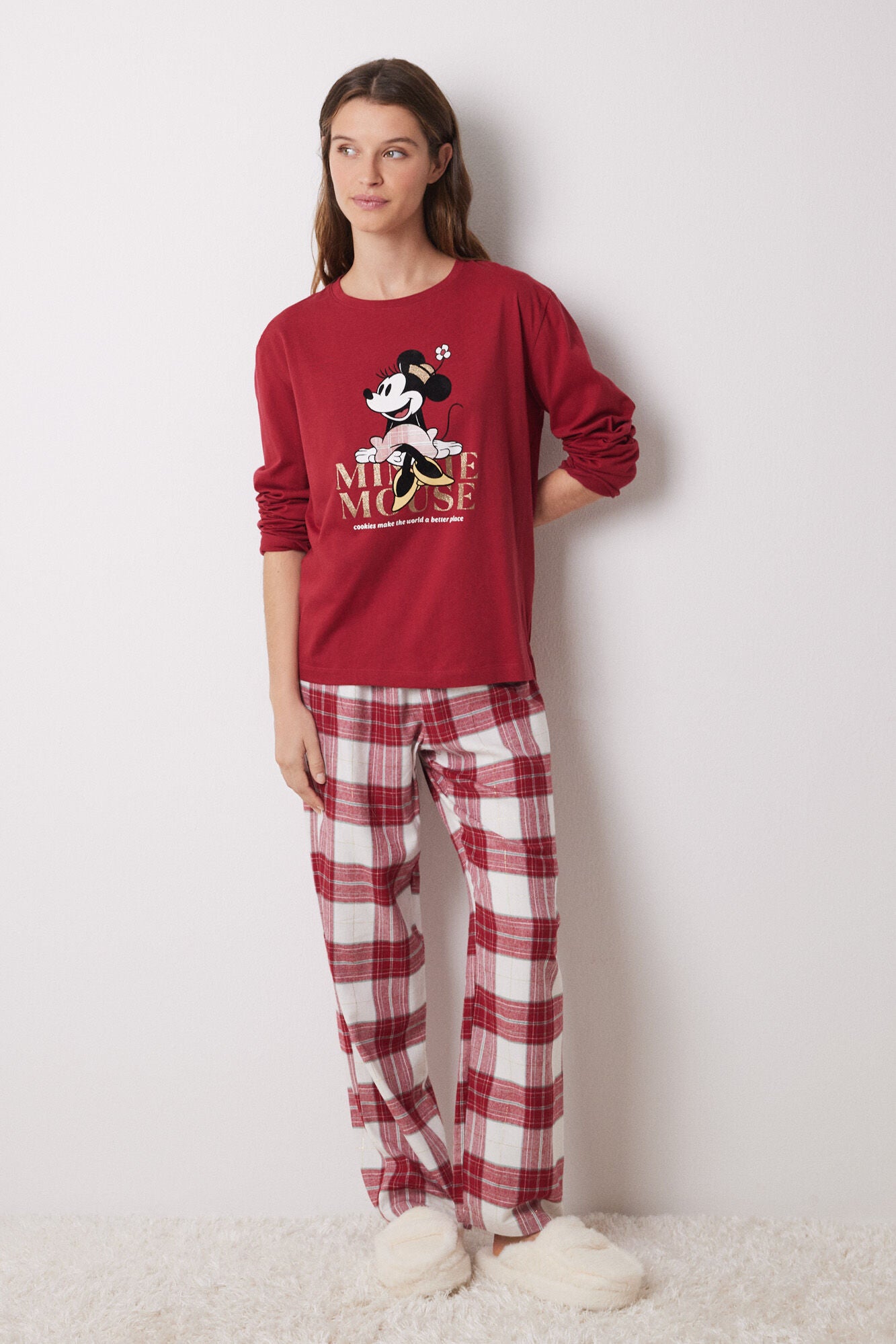 Minnie Mouse 100% Cotton Long Pyjamas