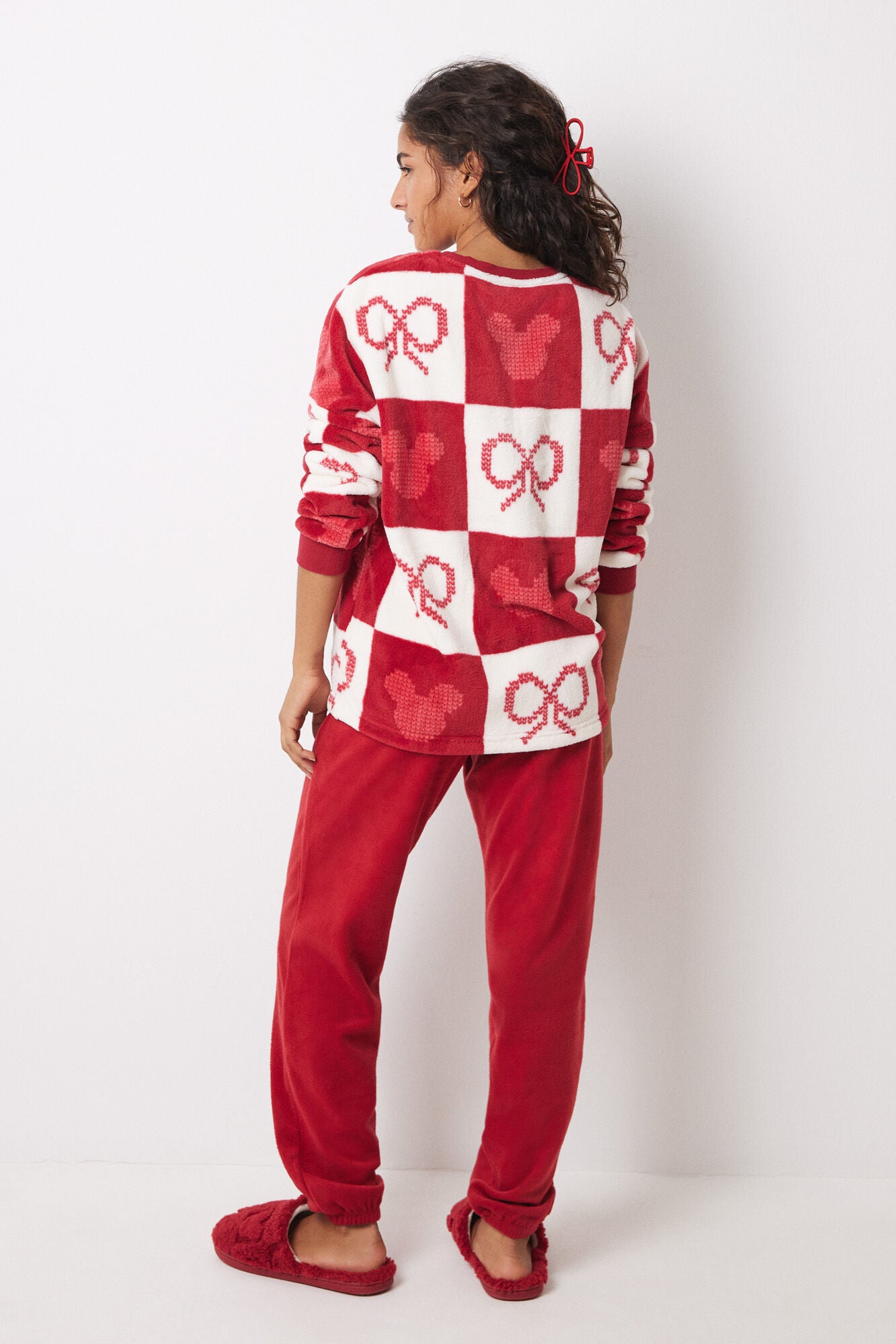 Mickey Mouse long fleece pajamas