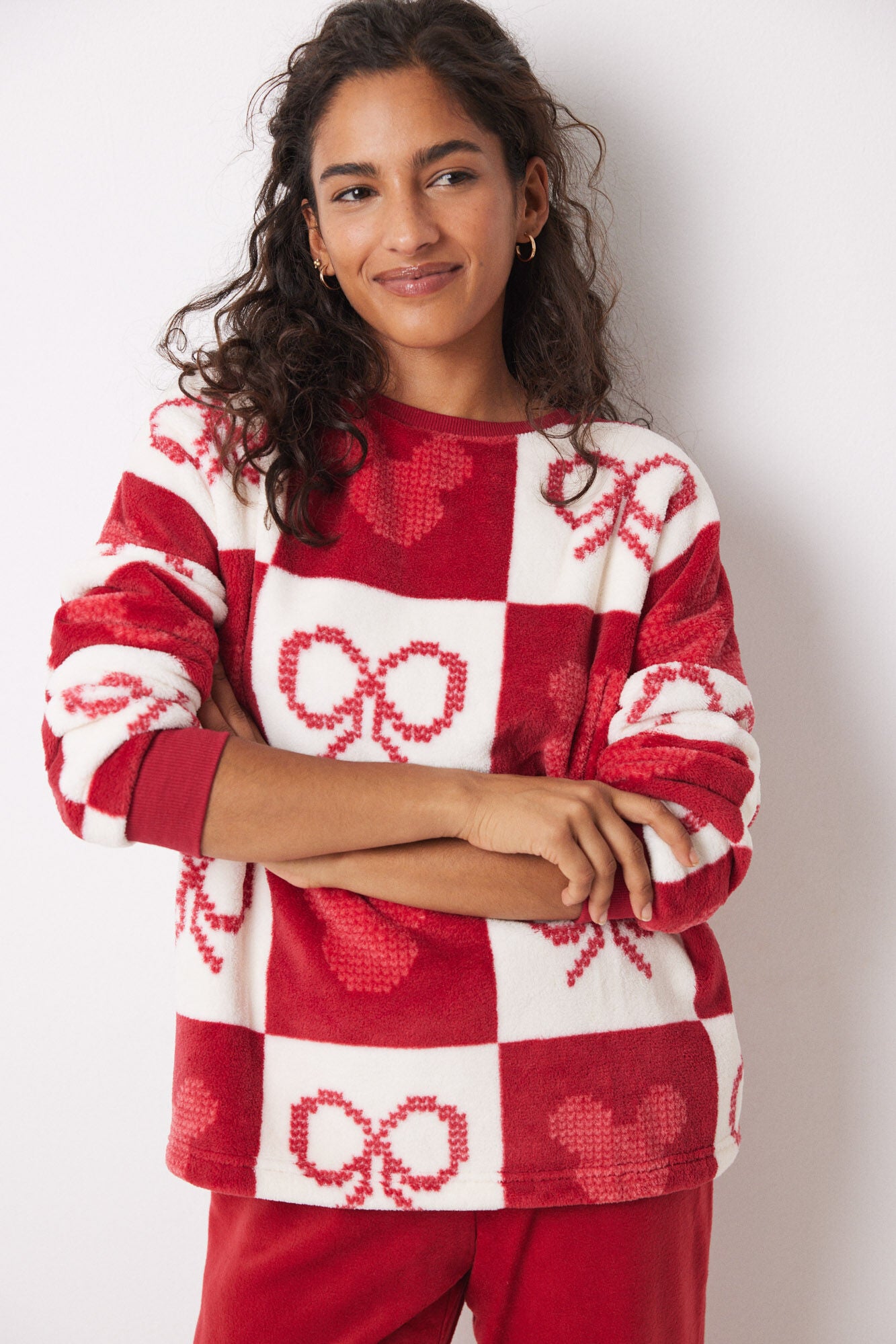 Mickey Mouse long fleece pajamas