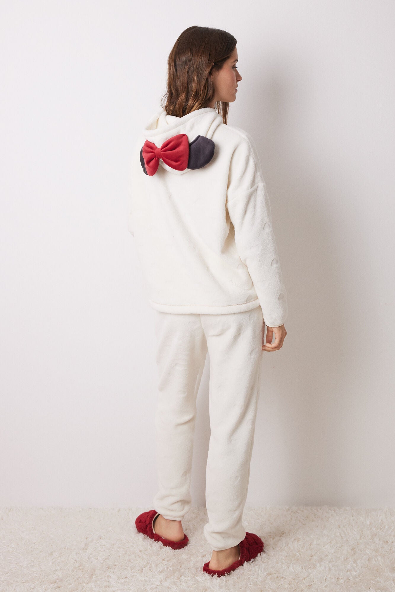 Minnie long fleece pajamas