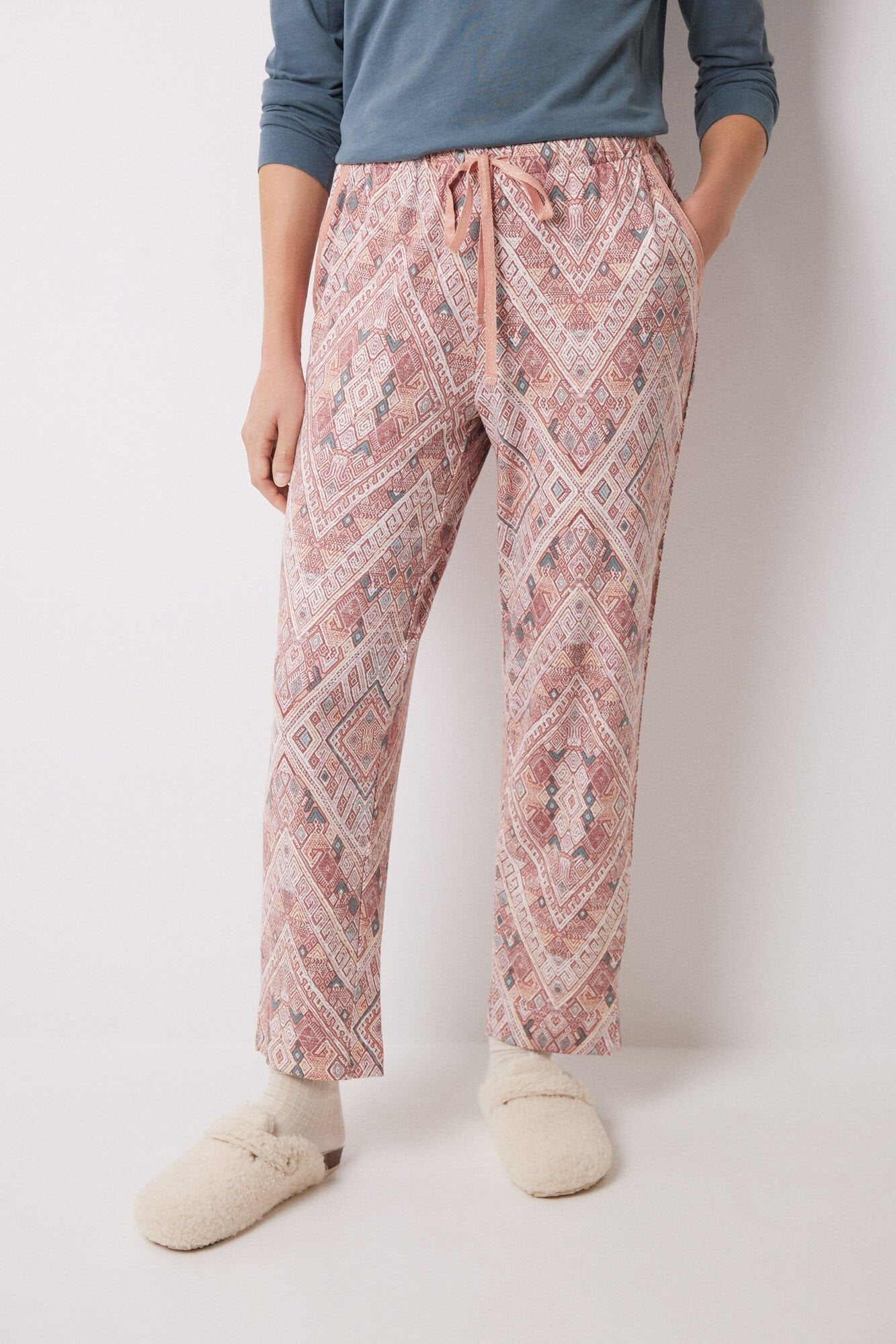 Super soft pink carrot pants