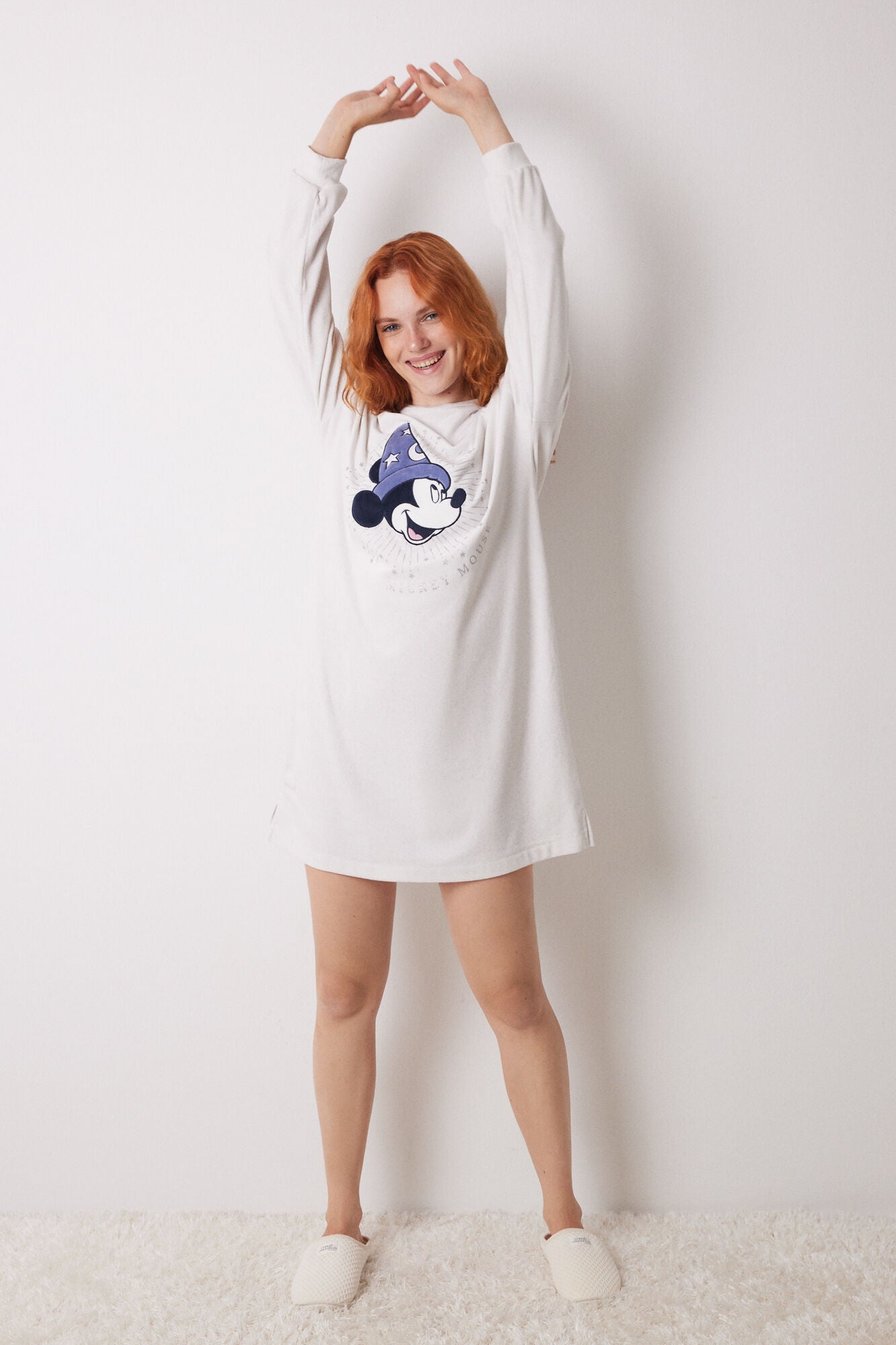 Mickey short velvet nightgown